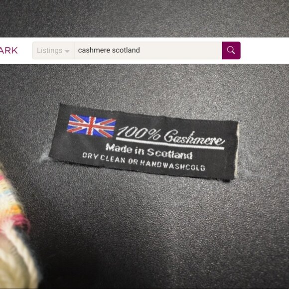 Buyer Beware! "100% Cashmere Made in Scotland" scarves - Picture 5 of 12